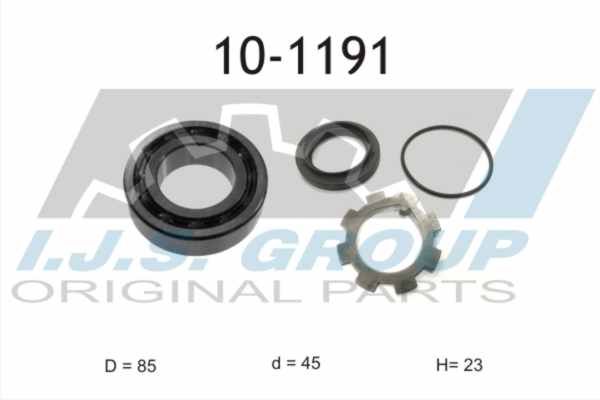 IJS GROUP Комплект подшипника ступицы колеса 10-1191